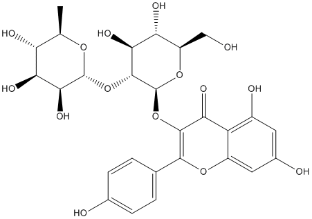 Kaempferol 3-neohesperidoside Structure